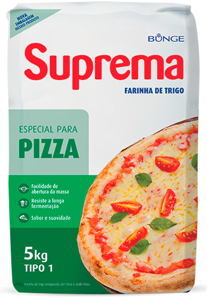 Farinha de Trigo Suprema para Pizza - 5kg - Papel